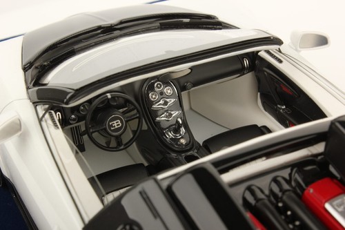 MR Bugatti Veyron Grand Sport Vitesse White Carbon 1/18 - Limited 36 pcs, RARE - Picture 4 of 5