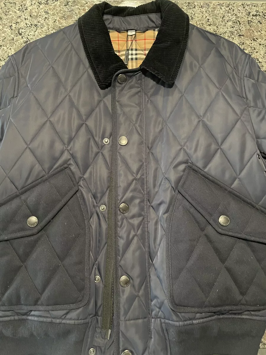 Burberry quilted shop jacket mens 50