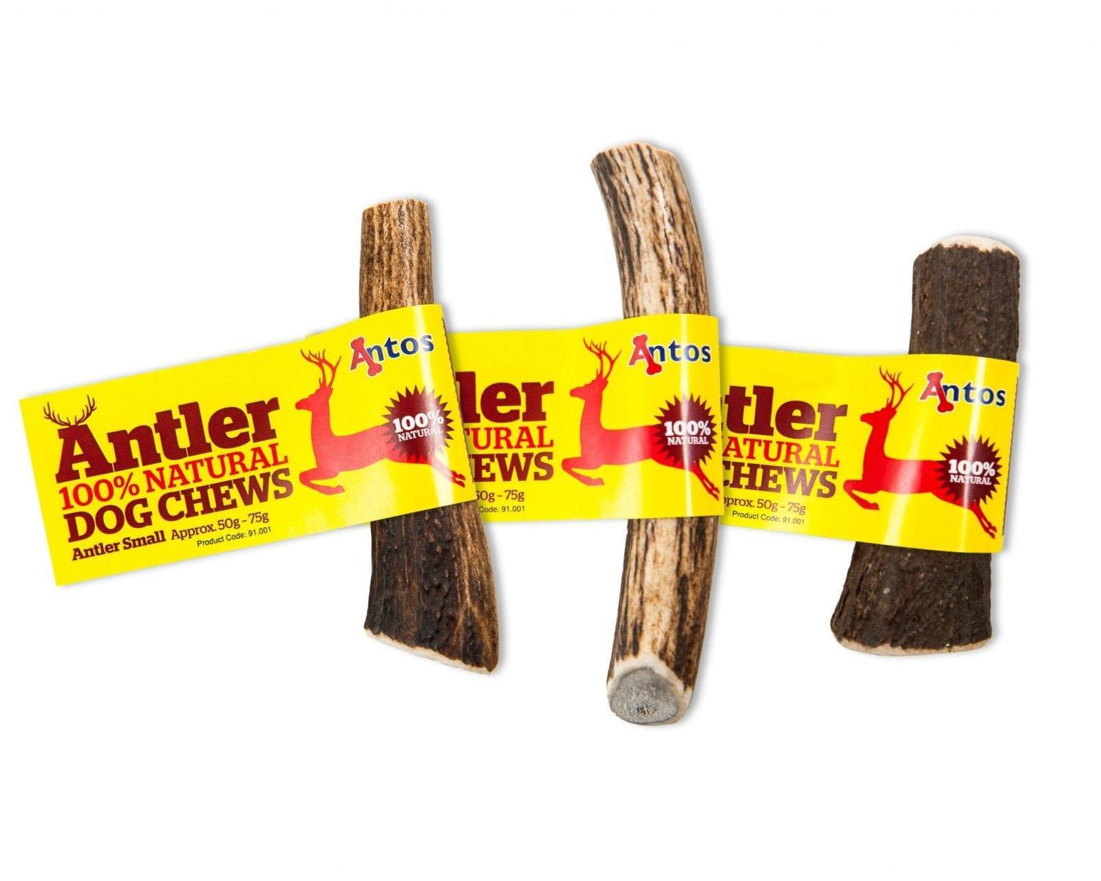 Antos Antler Natural Dog Chews 100% Natural S-XL