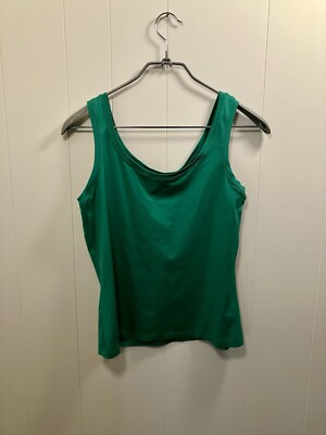 Victor Alfaro Green Women s Medium Nylon Spandex Tank Top Career Professional D7