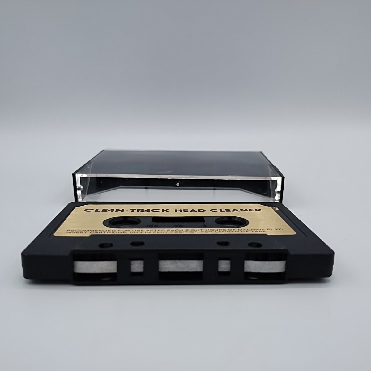 Cassette Tape Head Cleaner White Cleans Cassette Player Stereo Boom Box