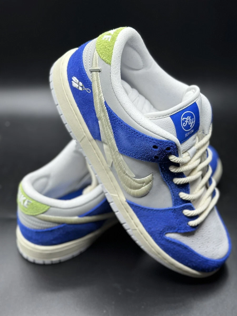 Fly Streetwear x Nike SB Dunk Low Pro QS Gardenia Blue | Size 9.5 | DQ5130-400