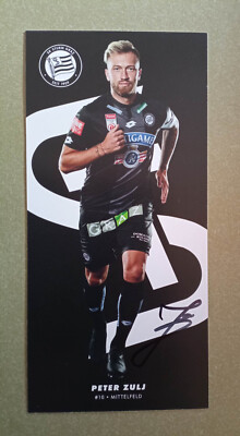 CHiNA CHANGCHUN YATAi NEU 2022/23 AUSTRiA PETER  ŽULj-HAND SIGNIERT KARTE # 2