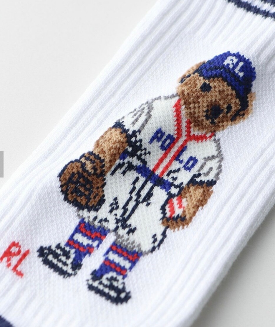 Polo Ralph Lauren Kids Bear Polo Bear Crew Socks 04863756