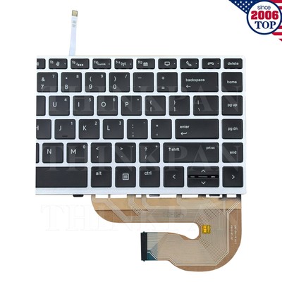 Originale US Tastiera Del Computer Portatile Russo Per HP EleBook 745 G5 840 G5 840 G6 846 G5 846 G6 L14378-001 L11307-001 Con Retroilluminazione - Foto 3