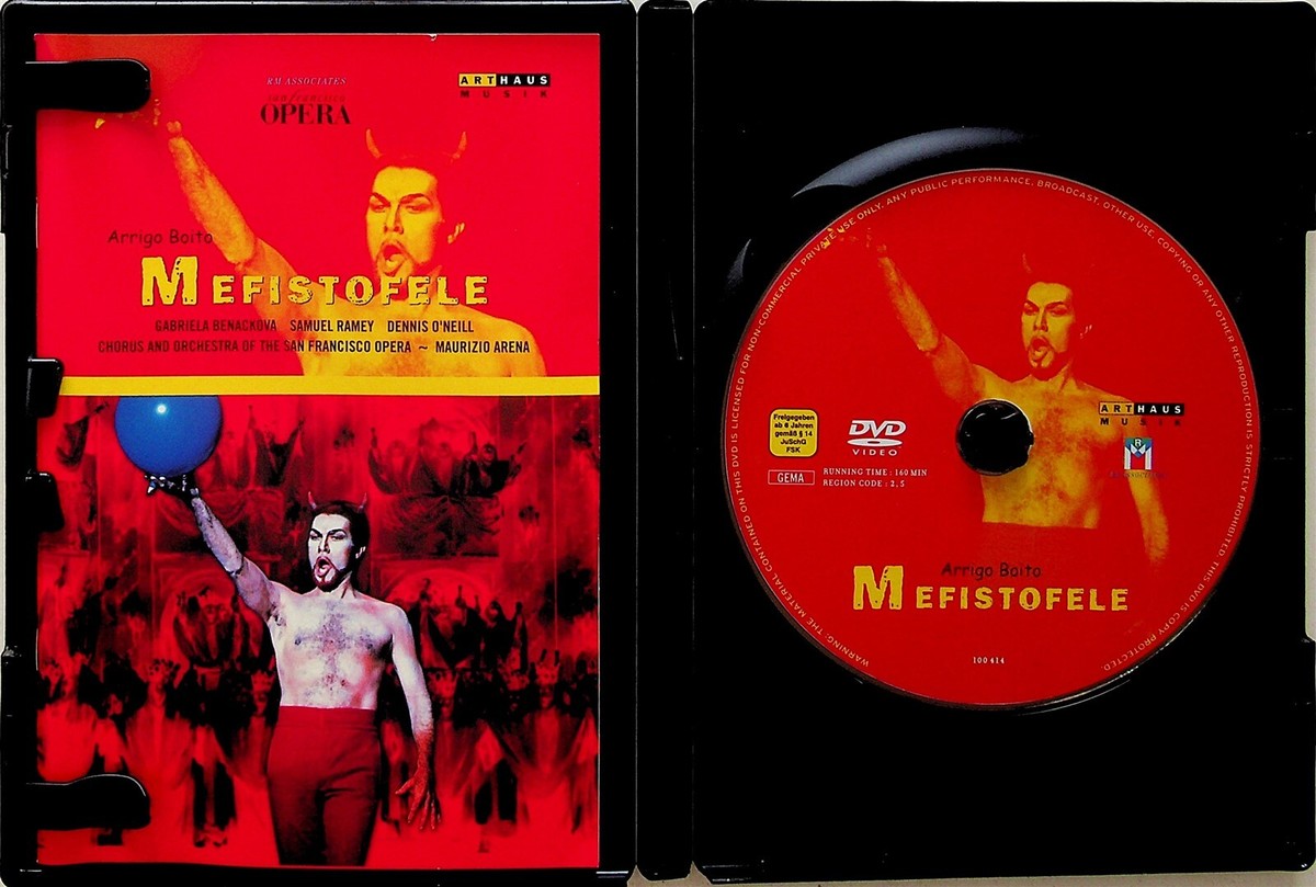 Boito: Mefistofele, San Francisco Opera DVD -Maurizio Arena