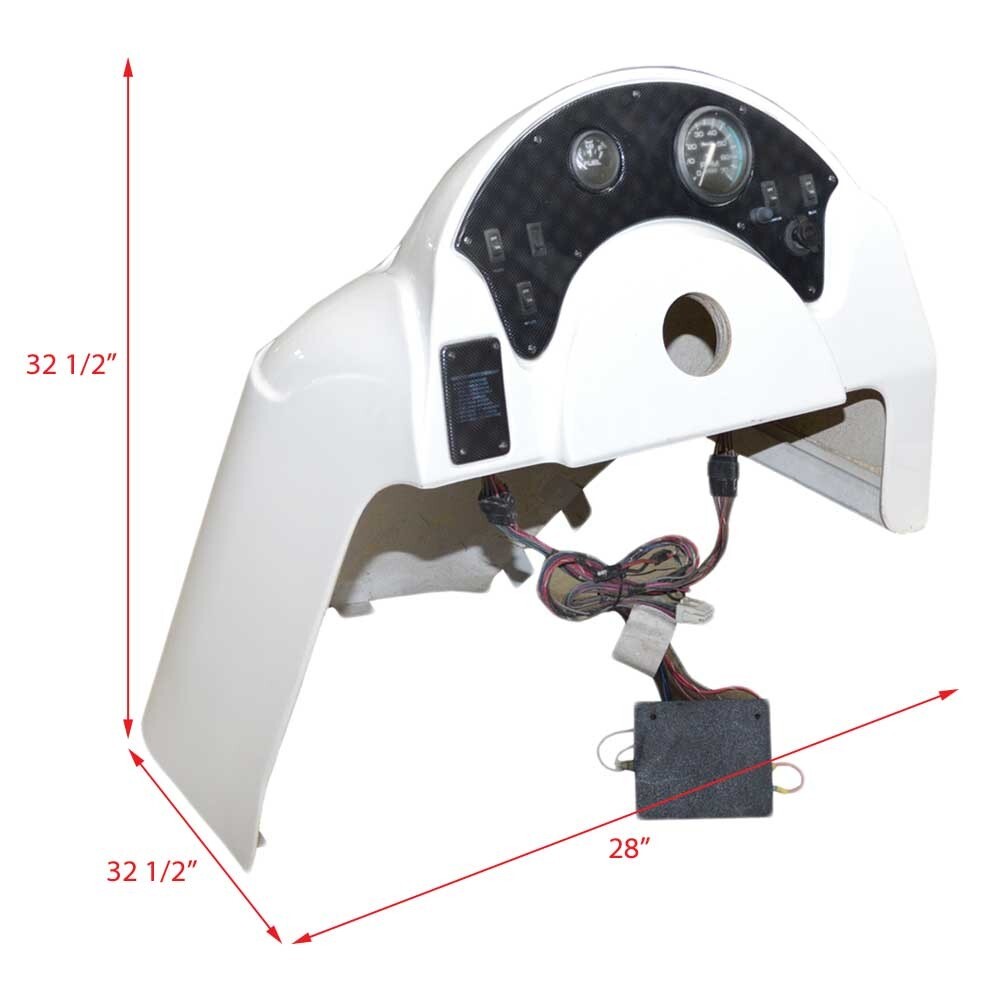 G3 Pontoon Boat Steering Center Console Faria Gauge Dash Panel eBay