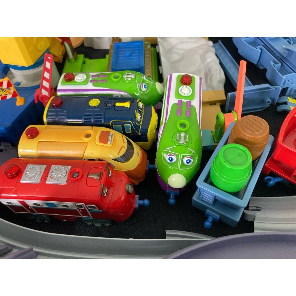 Chuggington Interactive Train Set Playset Tracks Engines Lot Kids Toy Bundle - Image 4 of 4