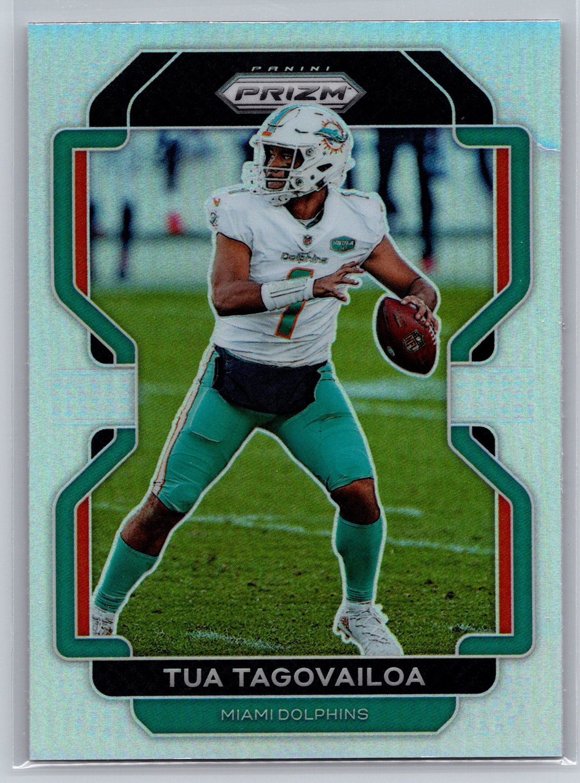 2021 Panini Prizm #107 Tua Tagovailoa Silver Prizm