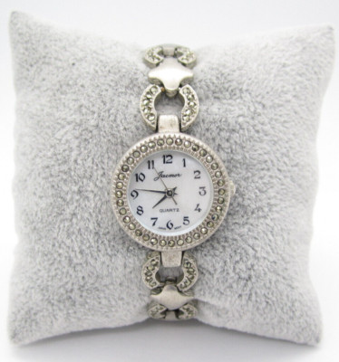 Women's Jacmor Quartz WR Analog 25mm Dial Causal Round Watch (E791)