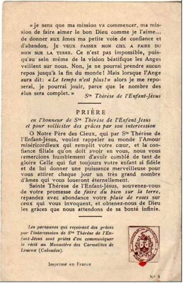 Passage des reliques de sainte Thérèse à Cérilly - Diocèse de Moulins