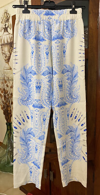 Class Roberto Cavalli Hose mit Zierprint Damen Gr. 42 (M)