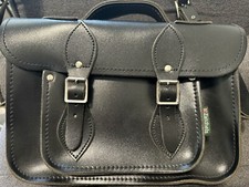 Zatchels (uk/england) Handmade Leather Satchel Black