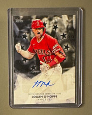 2024 Topps Series 2 #BSA2-LO Logan O'Hoppe AUTO Black /199 Angels