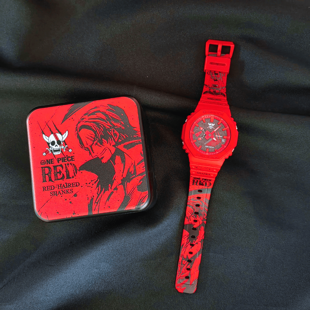 GA-2100 One Piece Red Shanks Custom Designed Watch | eBay