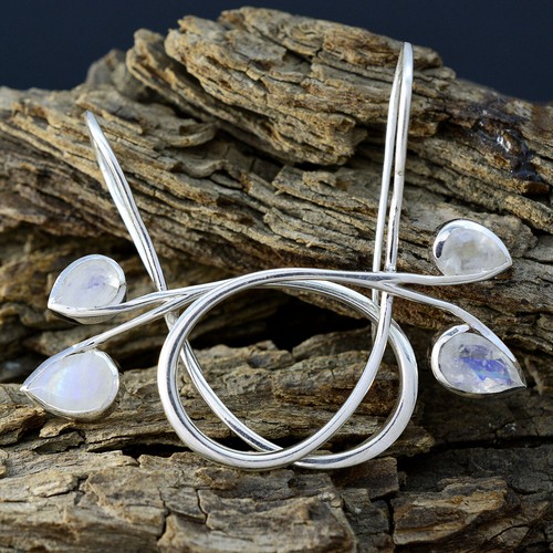 Superb Earring Peridot Earring Anniversary Jewelry Homemade Silver Earring US - Picture 17 of 17