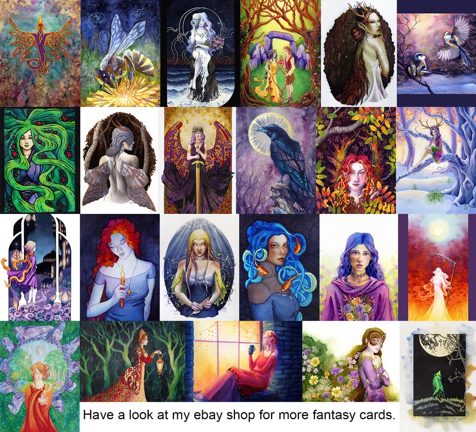 Tarjeta de felicitación escocesa Handfasting A6 boda San Valentín naturaleza pagana romántica Foto 3 de 3