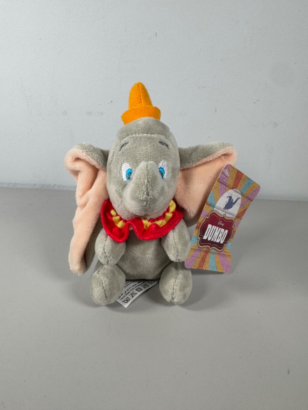 DUMBO elephant character soft toy, plush bag buddy or keyring, keychain DISNEY