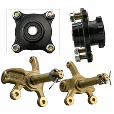 4Stud ATV Front Wheel Hub Steering Knuckle Spindle Brake Disc For Quad Go Kart