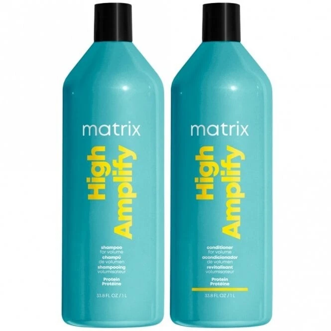 MATRIX NEW TOTAL RESULTS HIGH AMPLIFY SHAMPOO & CONDITIONER -1000ML/LITRE
