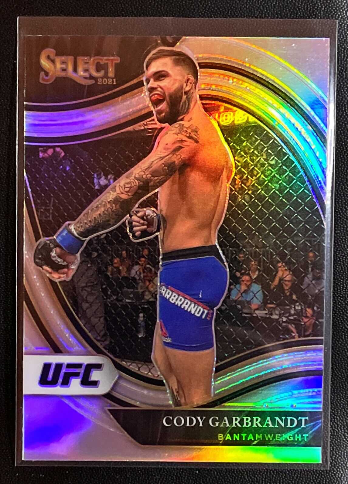 2021 Panini Select Cody Garbrandt Octagonside Silver Prizm Refractor SSP