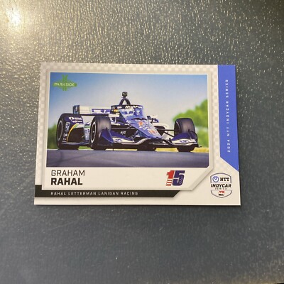 2024 Parkside NTT Indy Car Racing Card GRAHAM RAHAL #30 car
