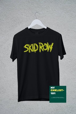 SKID ROW Medium T Shirt 80s Music Classic Rock Band 