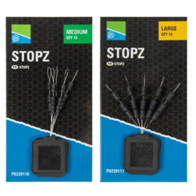 Preston Innovationen Stopz Line Stops - extra klein, klein, mittel oder groß