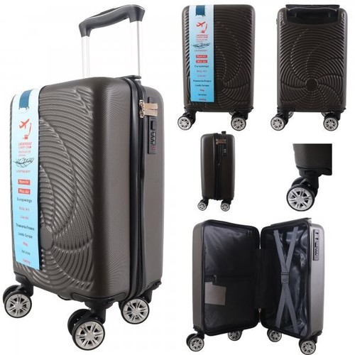 Hard Shell Suitcase 4 Wheel Travel PC+ABS Cabin Luggage Trolley Lightweight Case - 第 16/24 張圖片