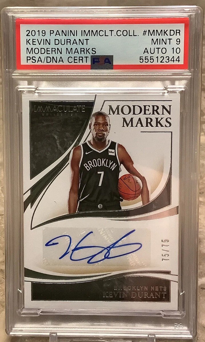 nba card Kevin Durant autograph /75