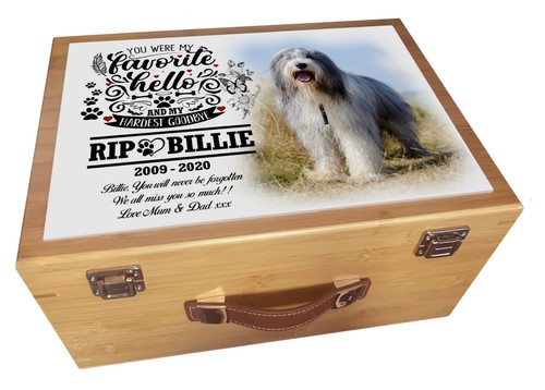 Caja conmemorativa grande personalizada, caja de almacenamiento de recuerdos de madera de lujo. - Imagen 2 de 13