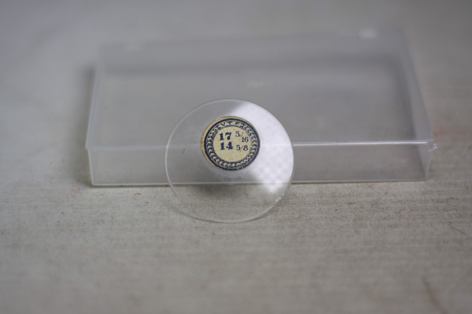 NEW OLD STOCK POCKET WATCH GLASS CRYSTAL 17 5/16 14 5/8 56k eBay