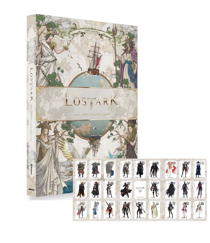 Lost Ark Set Up Concept Art Book + First Edition POB Photocards