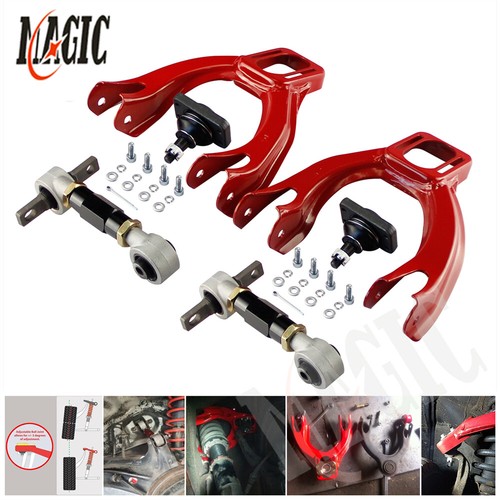 Rear Control Arm Adjustable Camber For 92-95 Honda Civic EG EJ Del Sol 93-97 BK - Picture 2 of 9