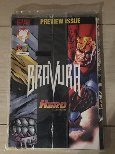 Hero Illustrated #9 Pitt cvr 2 ¡CÓMICS MALIBU GRATIS! NUEVO 3/94 - Imagen 2 de 2