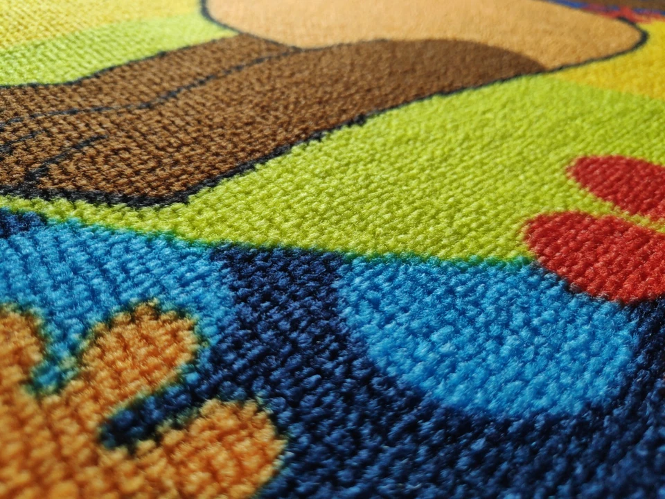 Consignment With The Mouse Carpet Round ∅ 100cm Mouse And Elephant In Meadow  - Image 2 of 4