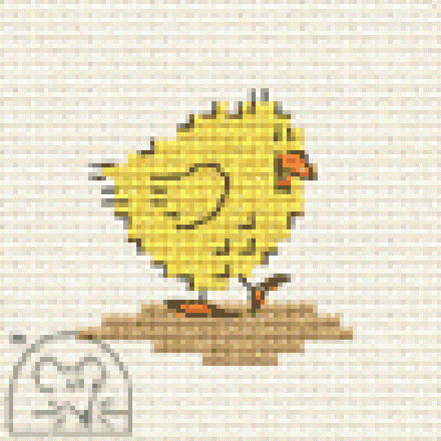 Mouseloft Stitchlets 'Make Me For Springtime - Chick' Cross Stitch Kit