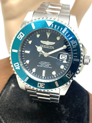 Invicta Men's Watch 36972 Pro Diver Automatic Blue Dial Silver