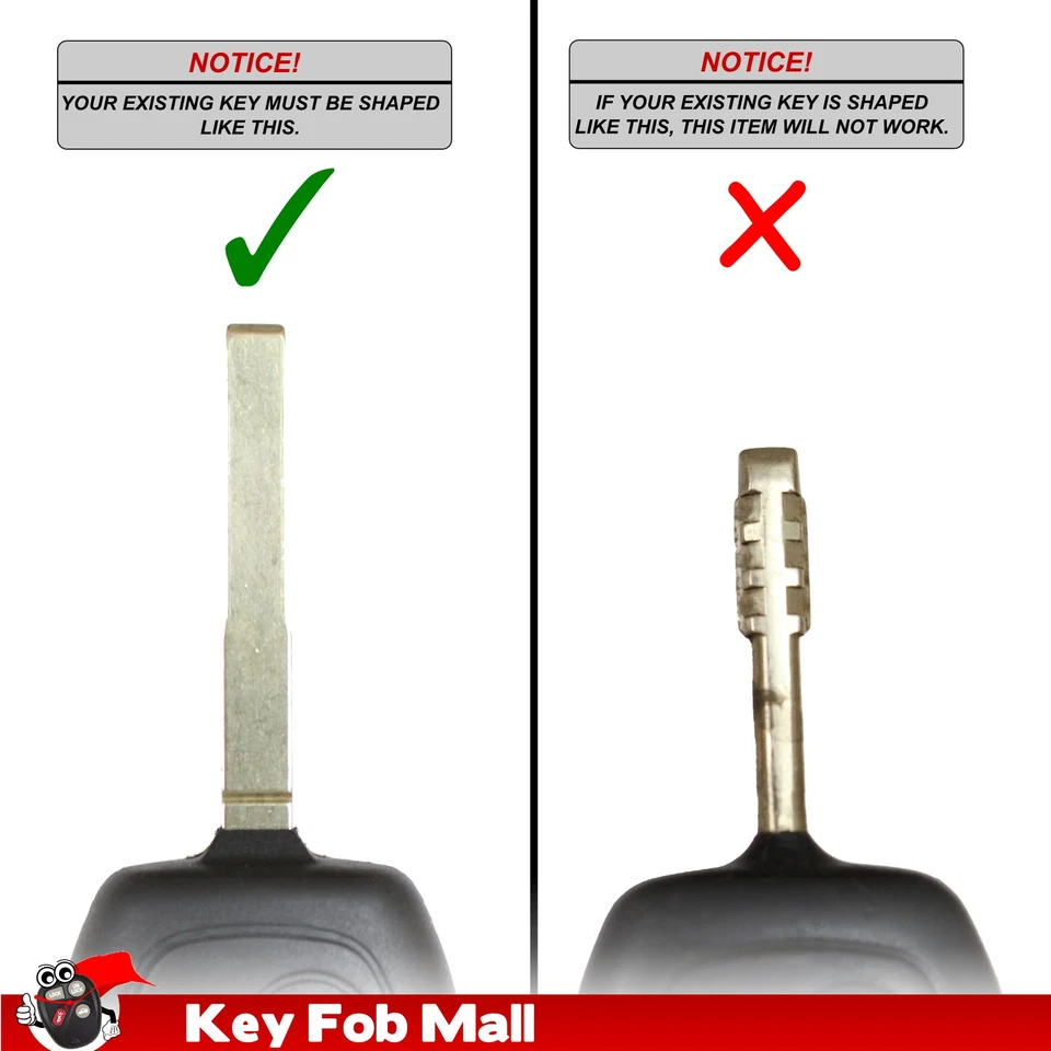 NUEVO mando a distancia con llave de entrada sin llave para Ford Transit Connect 2012 3 botones Foto 2 de 2