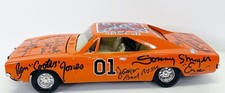 WOPAT BACH SCHNEIDER JONES HURST SHROYER BEST Signed 1:25 Dukes of Hazzard JSA