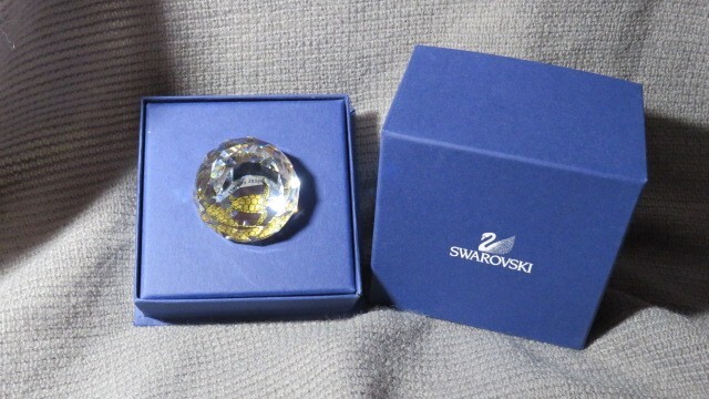 Swarvoski Eternity '06 Turtle Designer Signing Event Paperweight with box