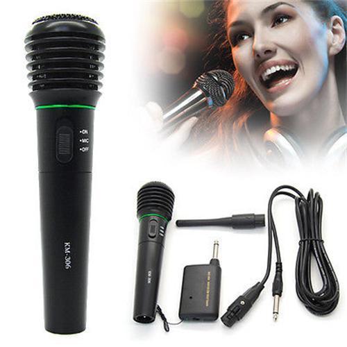 Undirectional USB/6.35mm/Wired Wireless Handheld Microphone Mic Receiver System ...