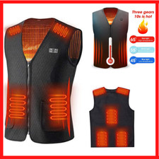 gilet riscaldato USB riscaldante elettrico uomo donna batteria giacca termica