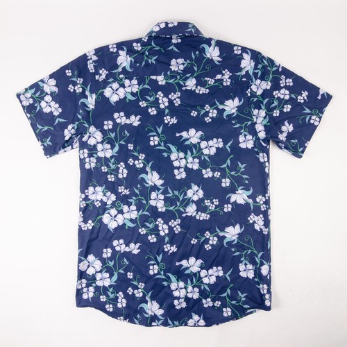 Dixxon Flannel Co Aloha Series Herren SM Hemd Blau Blumen Hawaii Button Down - Bild 2 von 9