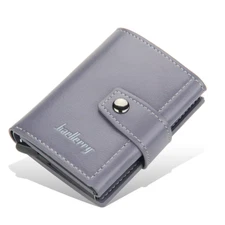 New RFID Men Card Wallets Hasp Small Card Wallets Slim Mini Men'S Wallet High Qa
