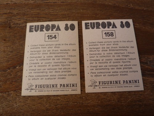 Panini Europa 80 Football Stickers from 1980 - VGC - Pick & Choose Your Stickers - Picture 14 of 24