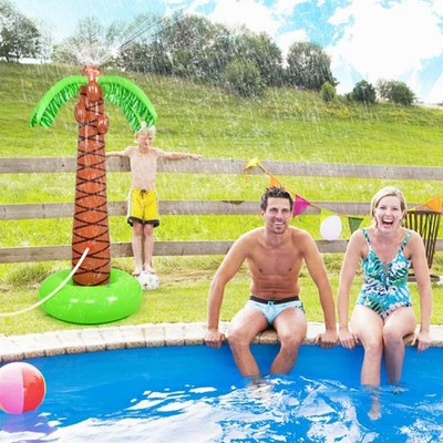 inflatable palm tree sprinkler