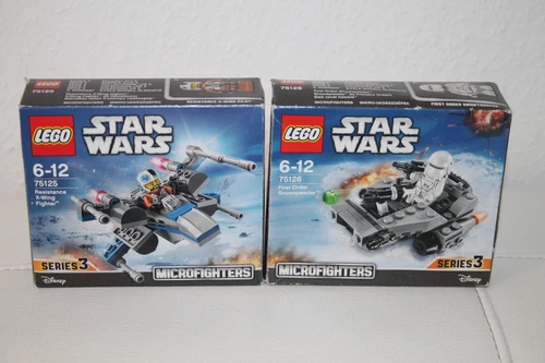 LEGO Star Wars  75125 Resistance X-Wing + 75126 First Order Snowspeeder