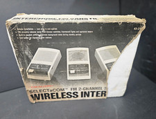 Realistic 43-217 Wireless FM 2-Channel 3-Station Intercom Boxed