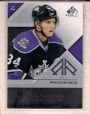 2007-08 Upper Deck SP Game-Used Lauri Tukonen Rookie RC #141 #ed 699/999